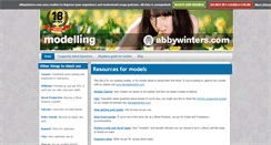 Desktop Screenshot of models.abbywinters.com
